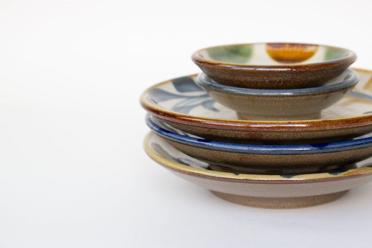 陶眞窯 染付皿(3寸/5寸/7寸)