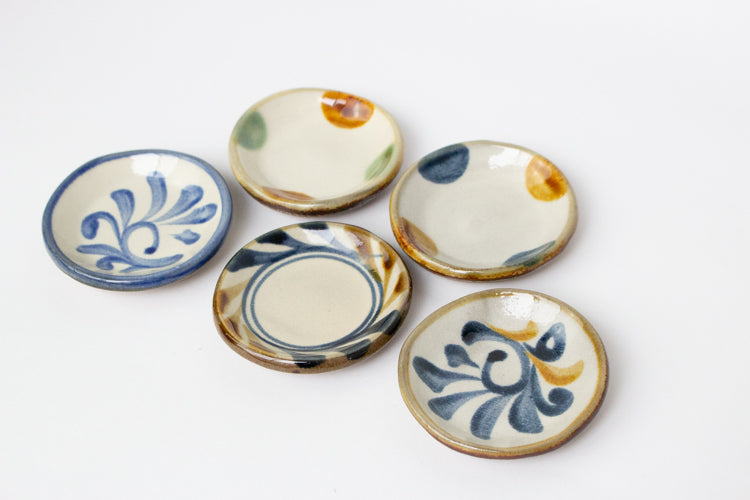 陶眞窯 染付 豆皿