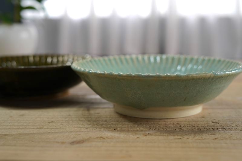 鉢(糠青磁 / 織部)