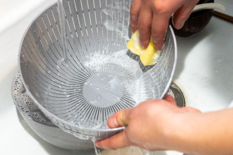 米とぎにも使えるザルとボウル like-it(ライクイット)