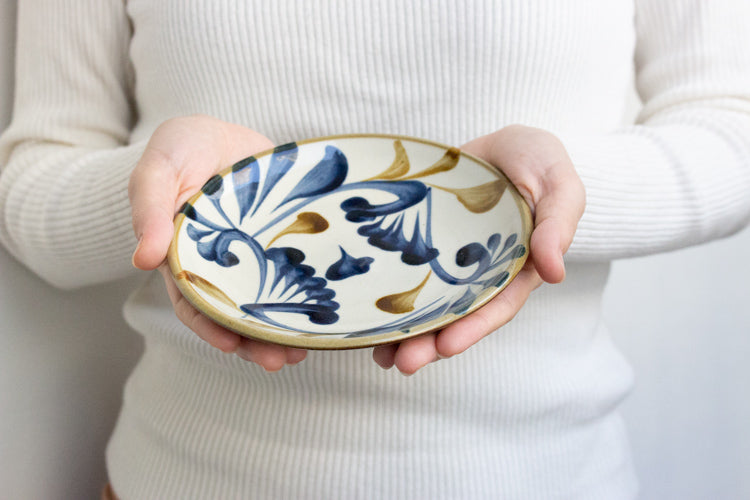 陶眞窯 染付皿（3寸/5寸/7寸）