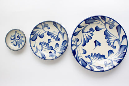 陶眞窯 染付皿（3寸/5寸/7寸）