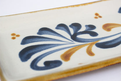 陶眞窯 染付 長角皿