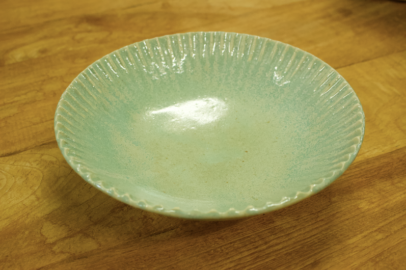 鉢（糠青磁 / 織部）