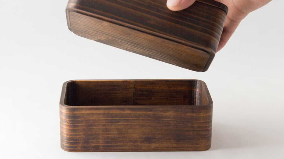 うるしの弁当箱 （二段）