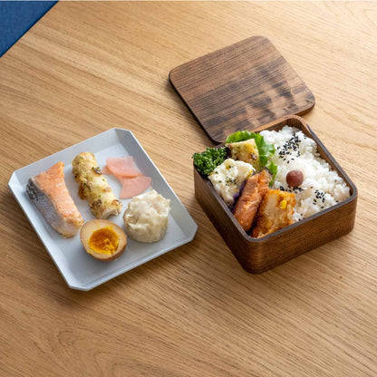 うるしの弁当箱 （正方形）