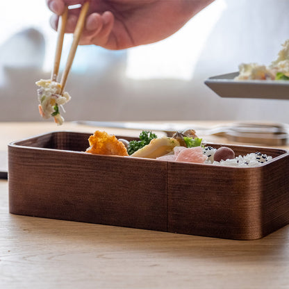 うるしの弁当箱 （正方形）