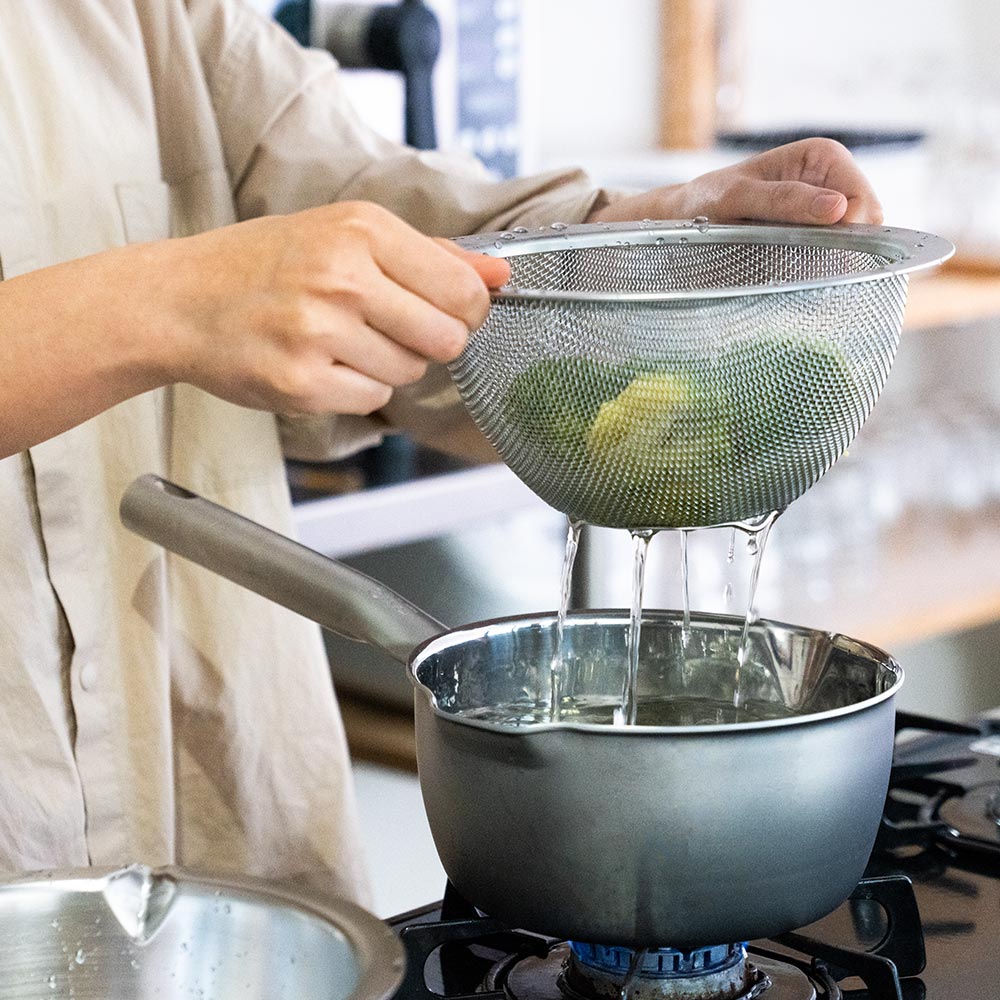 クラッド3層鋼 深型行平鍋