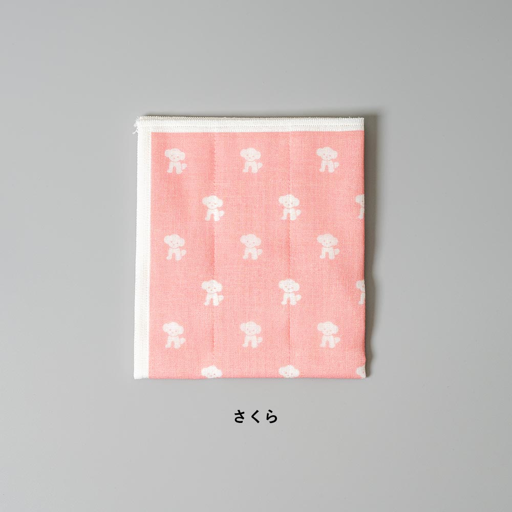 仔犬印 蚊帳生地ふきん