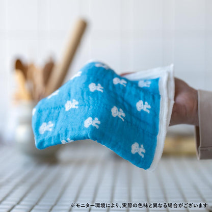 仔犬印 蚊帳生地ふきん