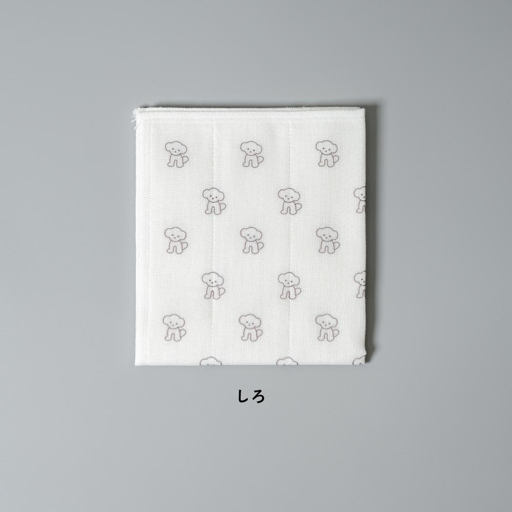 仔犬印 蚊帳生地ふきん