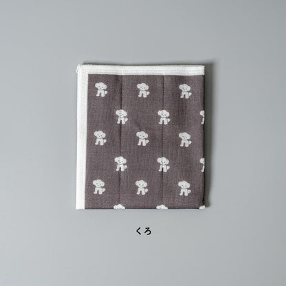仔犬印 蚊帳生地ふきん