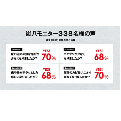 炭八 小袋 0.7L 専用巾着付きセット