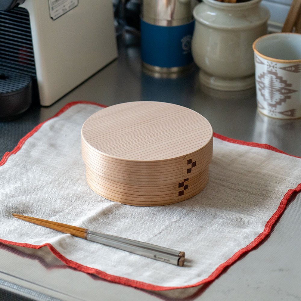 わっぱ弁当箱 丸型