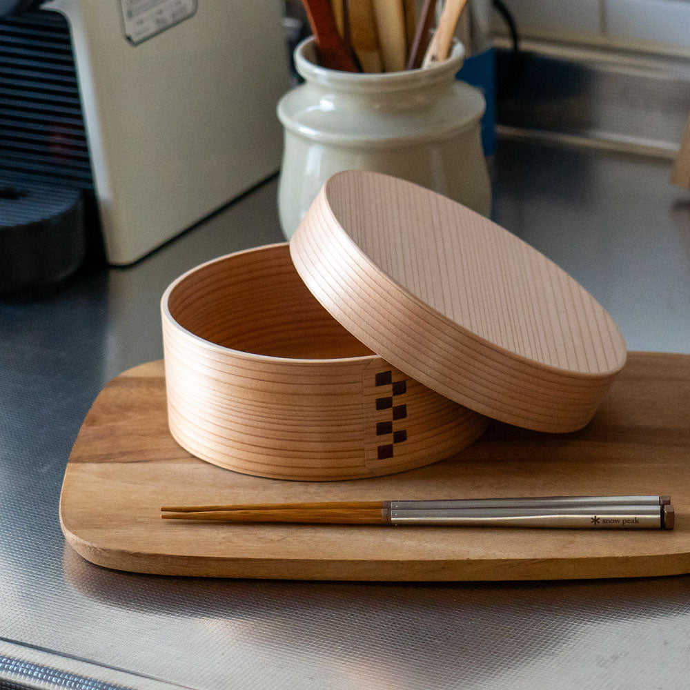 わっぱ弁当箱 丸型