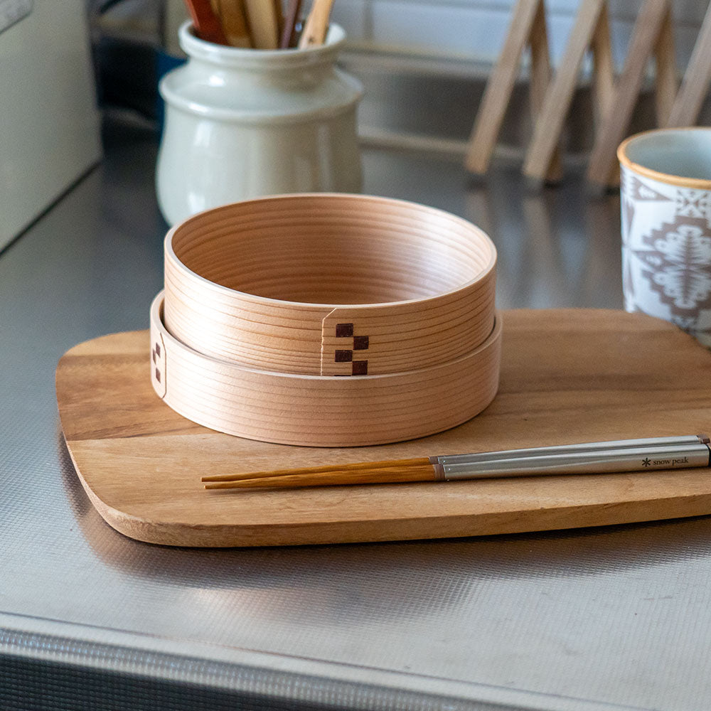 わっぱ弁当箱 丸型