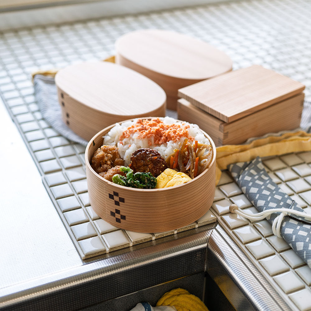 わっぱ弁当箱 丸型