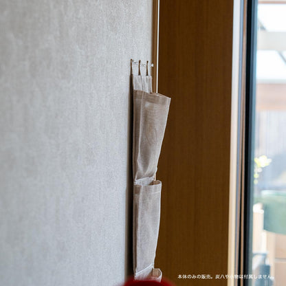 かや生地のウォールポケット