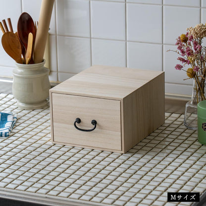 桐の小さな引き出し箱