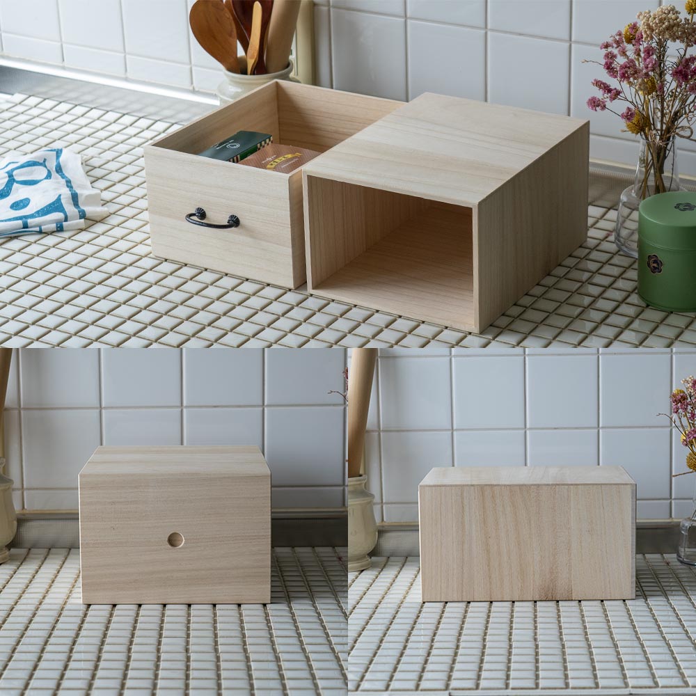 桐の小さな引き出し箱