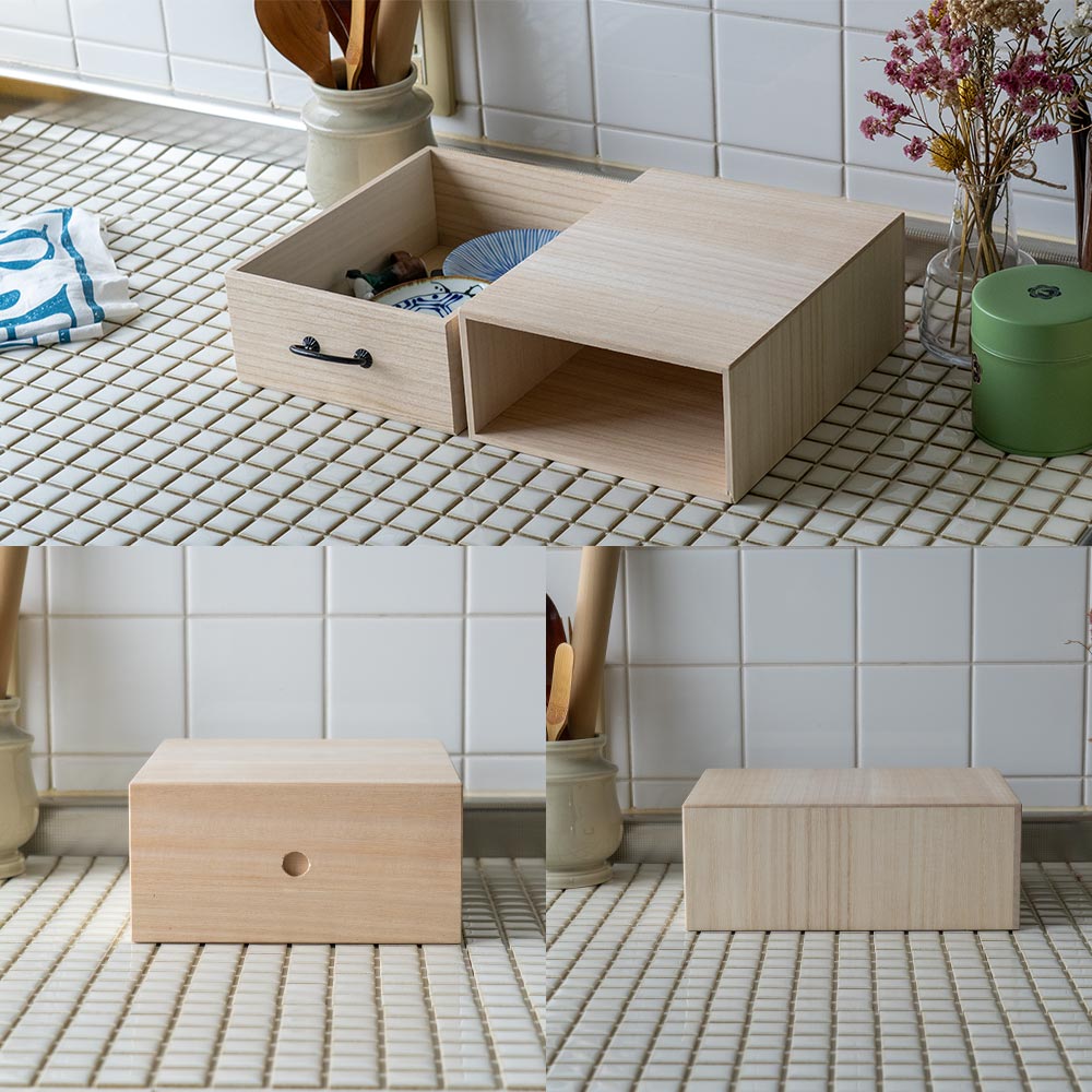 桐の小さな引き出し箱