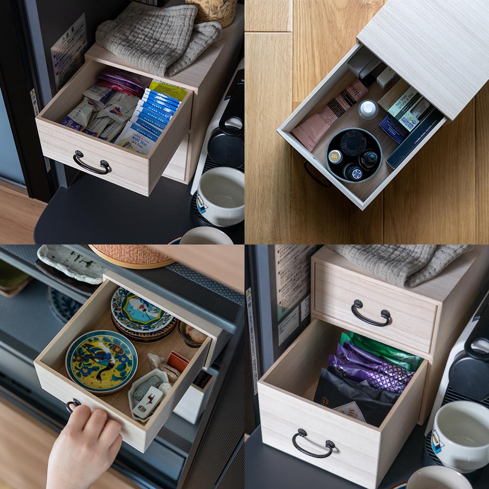 桐の小さな引き出し箱