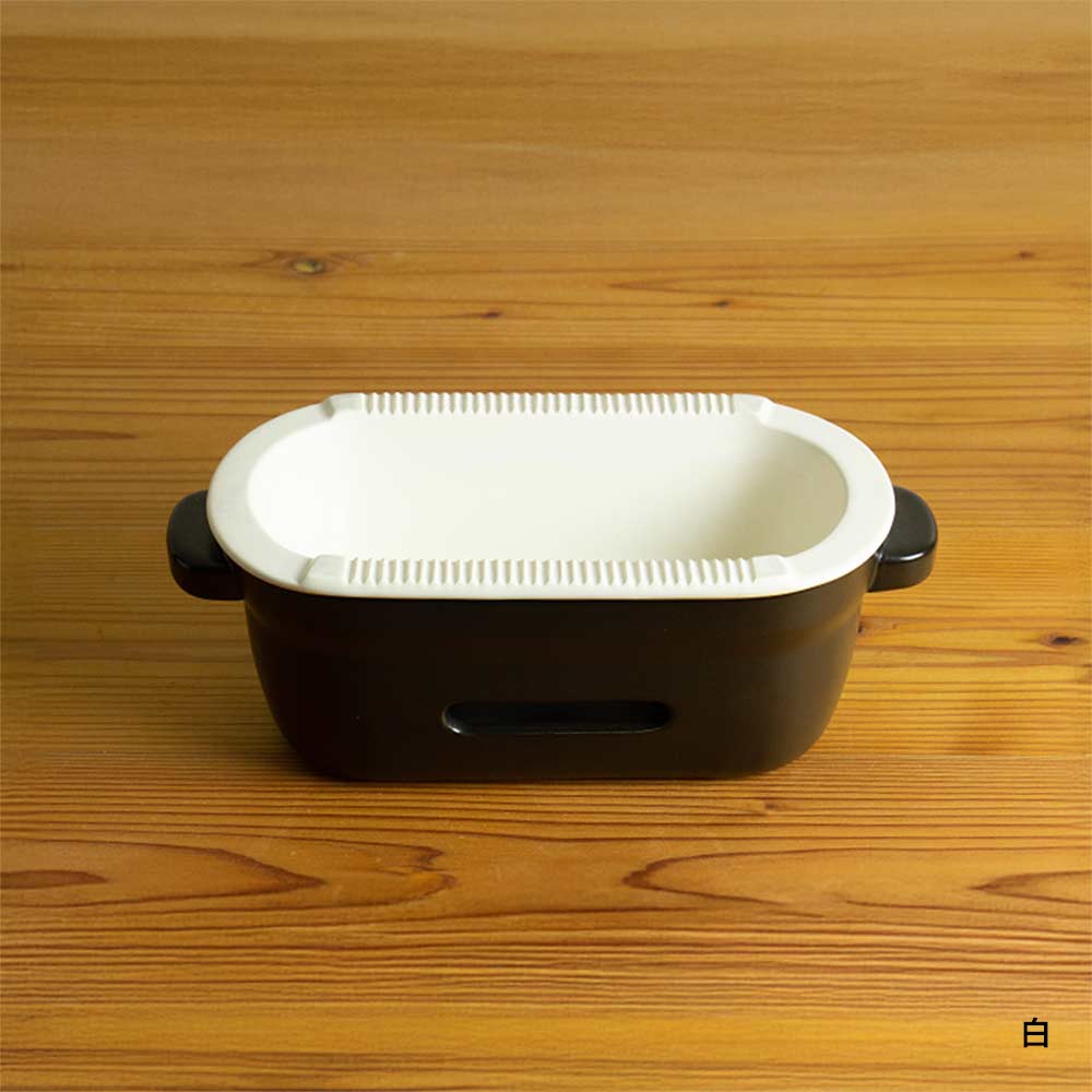 陶の炭火コンロ 角