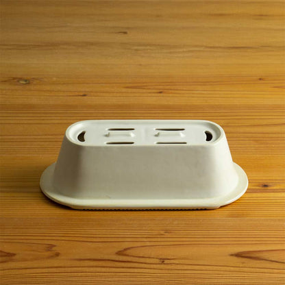 陶の炭火コンロ 角