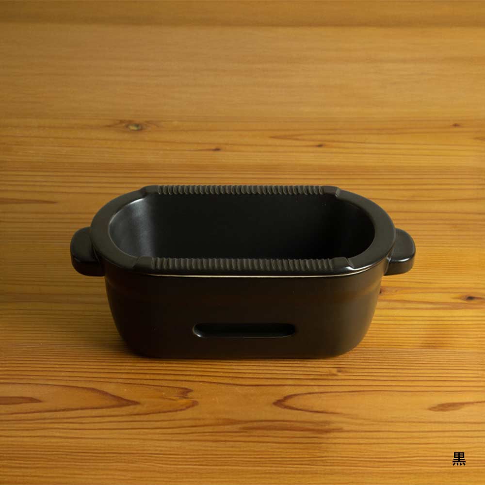 陶の炭火コンロ 角