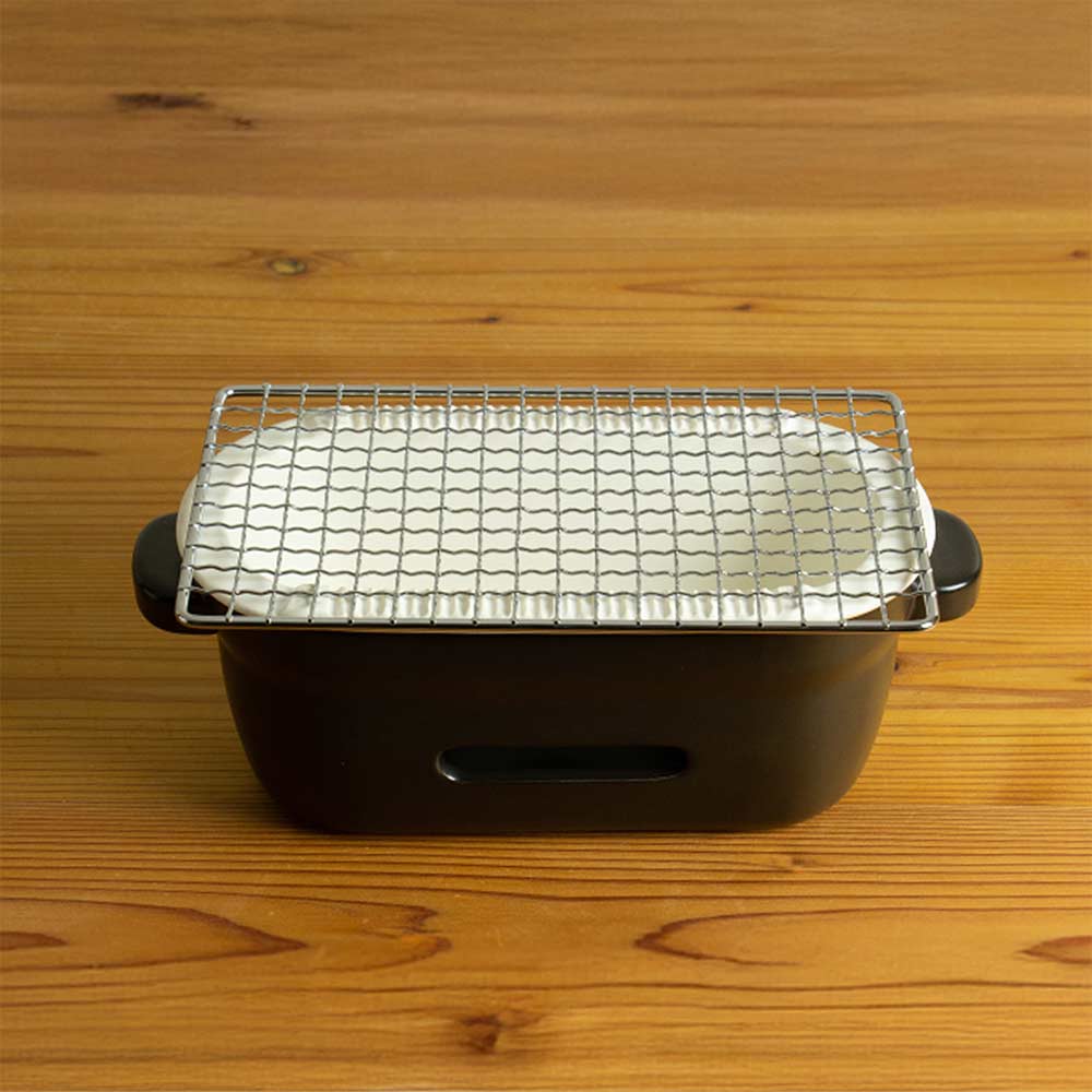 陶の炭火コンロ 角