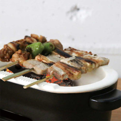 陶の炭火コンロ 角