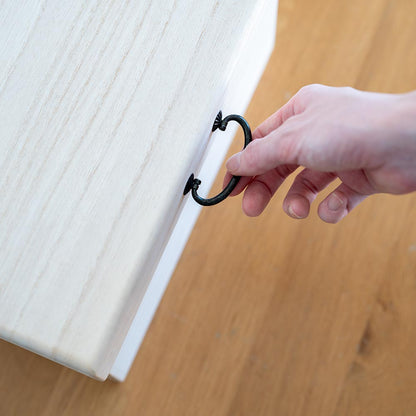 桐のふた付き収納箱