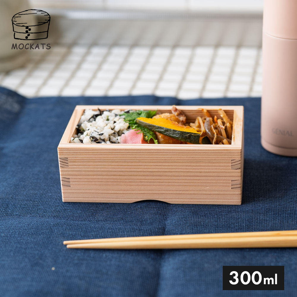 接着剤を一切使用していない鳥取杉のお弁当箱