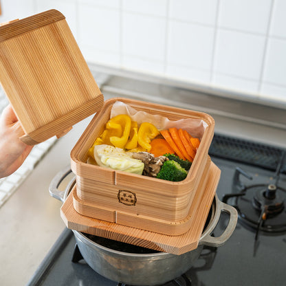 鳥取県の智頭杉を使用した和せいろ