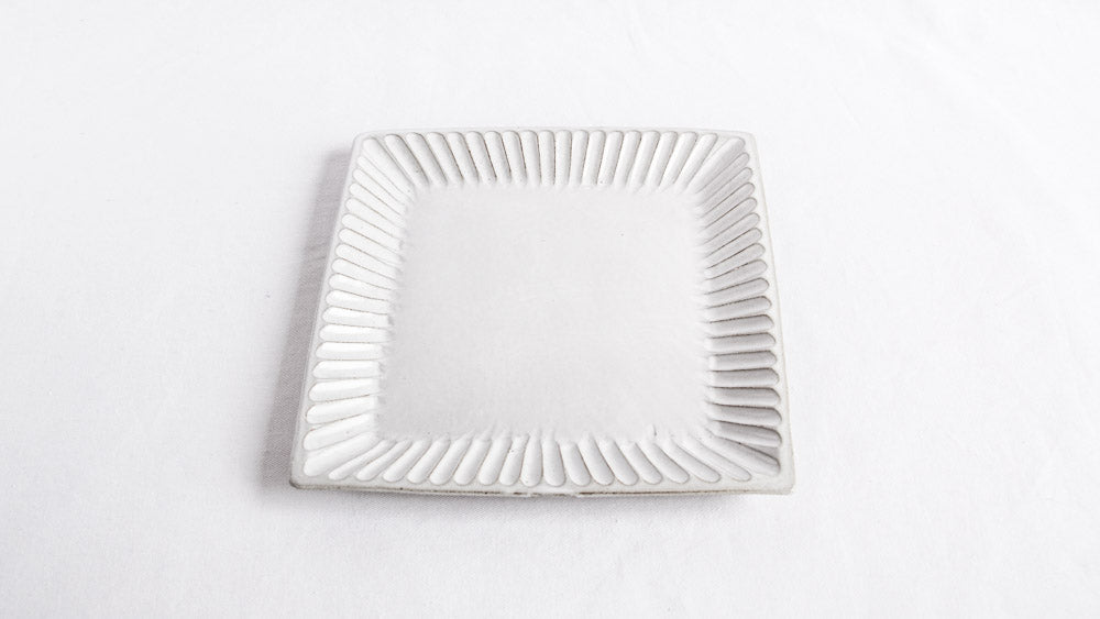 TS White スクウェアプレート